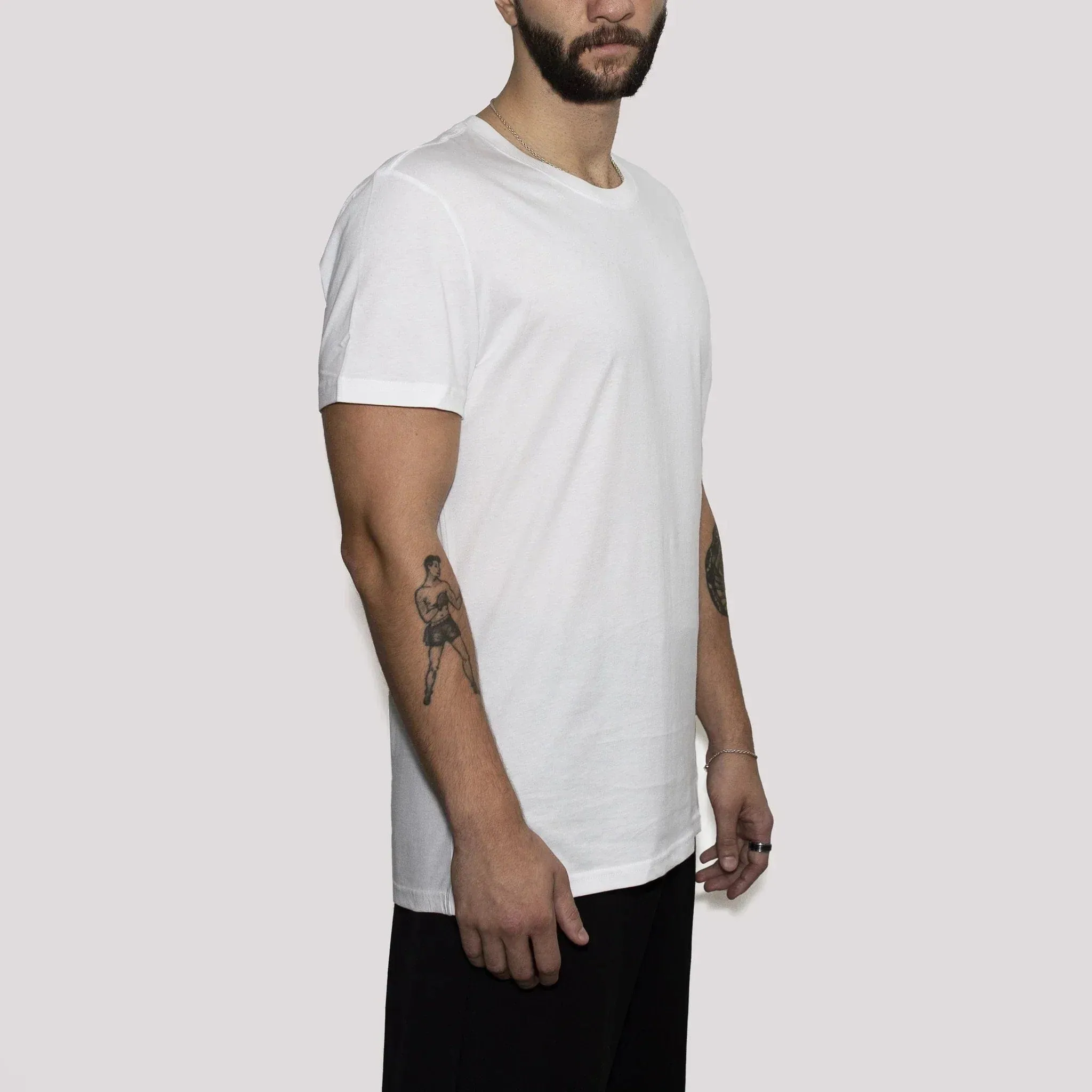 5 Pack | Men’s T-Shirts, Recycled Cotton, White