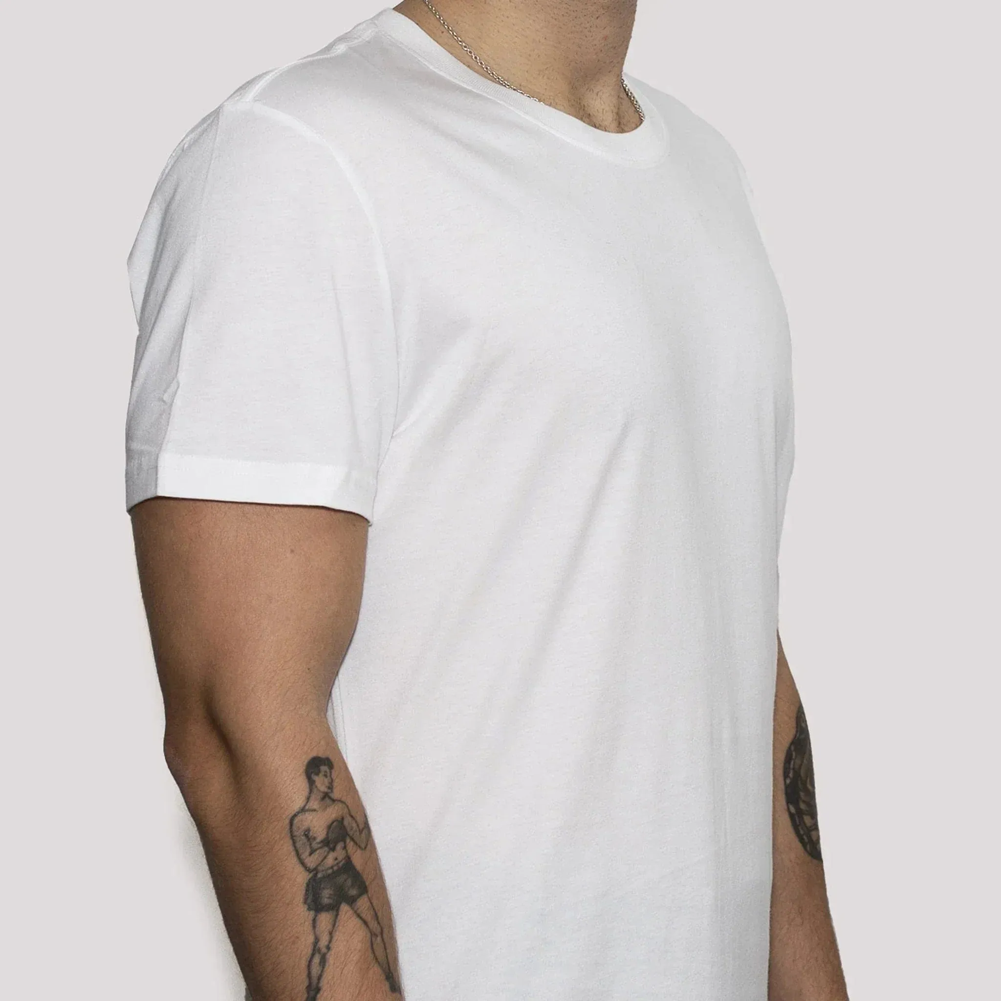 5 Pack | Men’s T-Shirts, Recycled Cotton, White