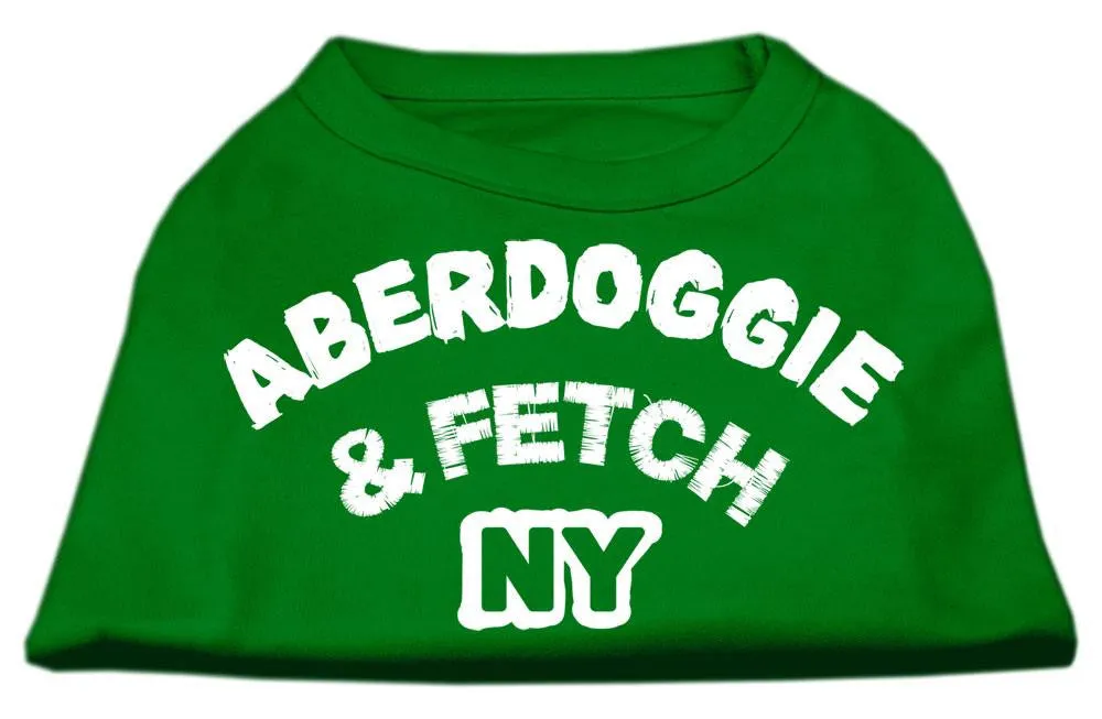 Aberdoggie NY Screenprint Shirts Emerald Green XS (8)