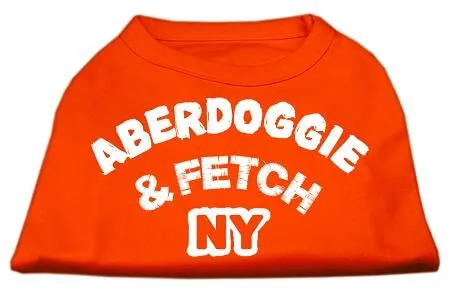 Aberdoggie NY Screenprint Shirts Orange Med (12)