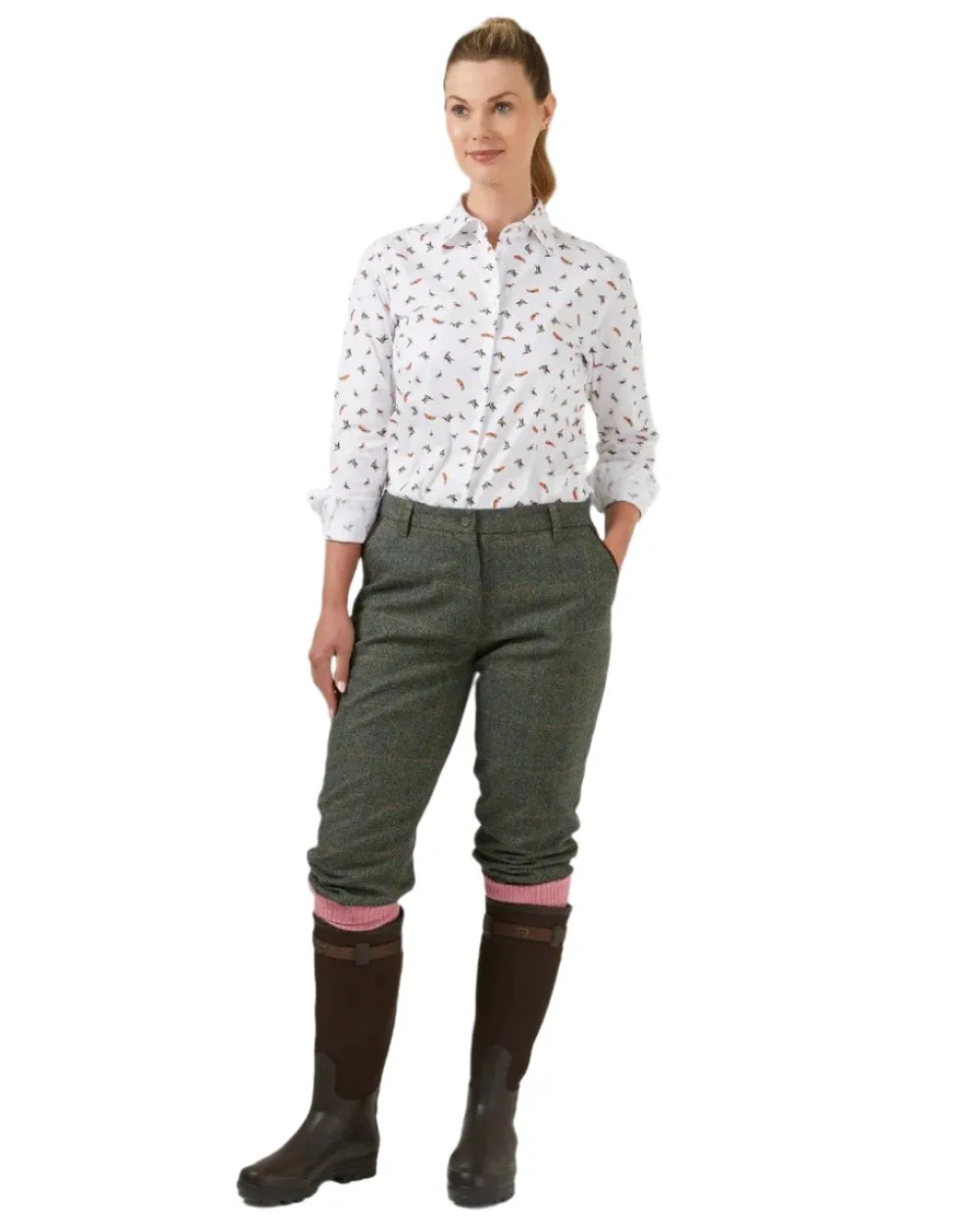 Alan Paine Ladies Lawen Printed Shirt