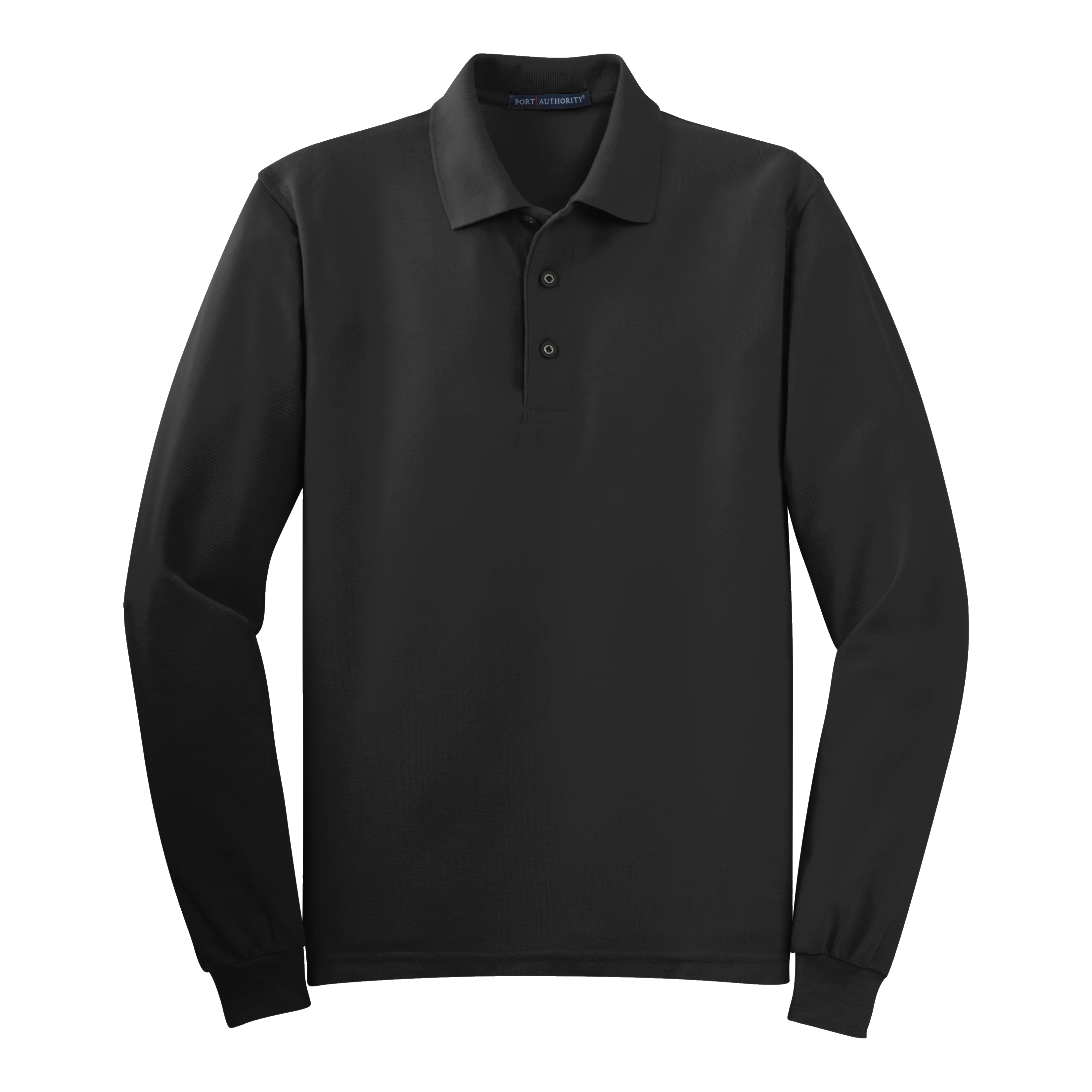 B1308MLS Mens Silk Touch Long Sleeve Polo