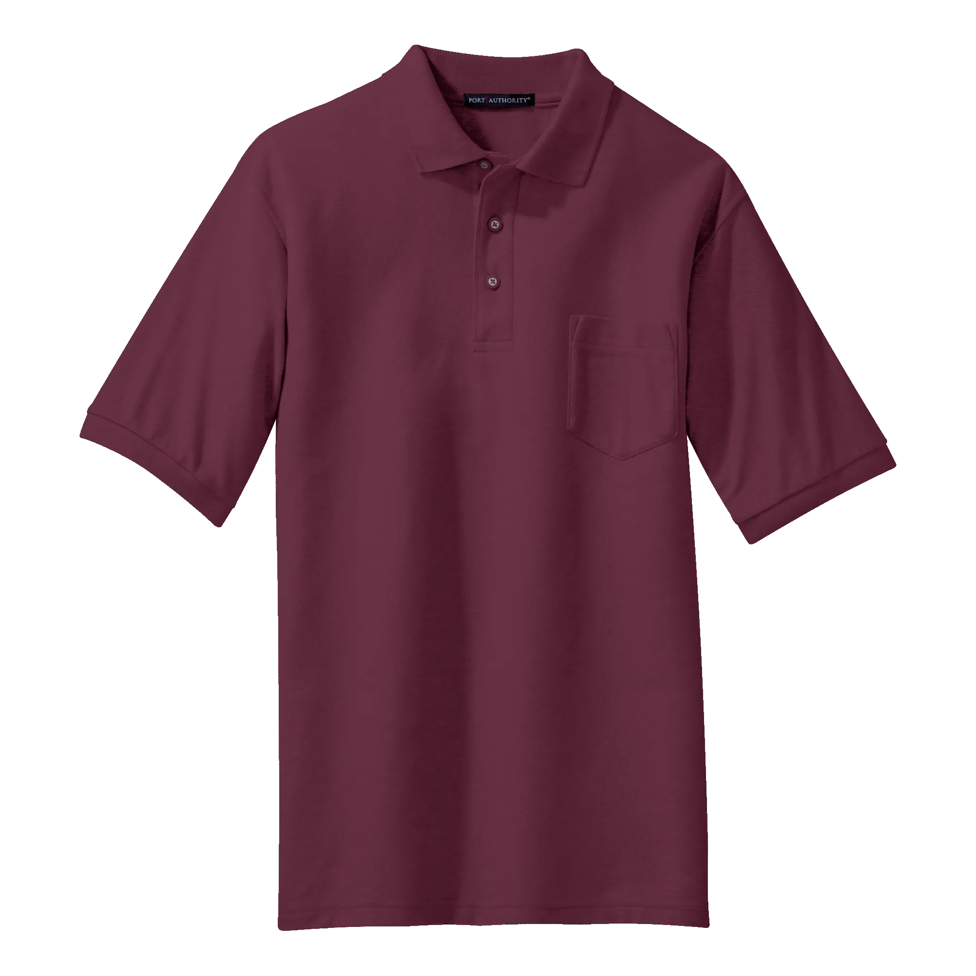 B1308MPT Mens Tall Silk Touch Pocket Polo