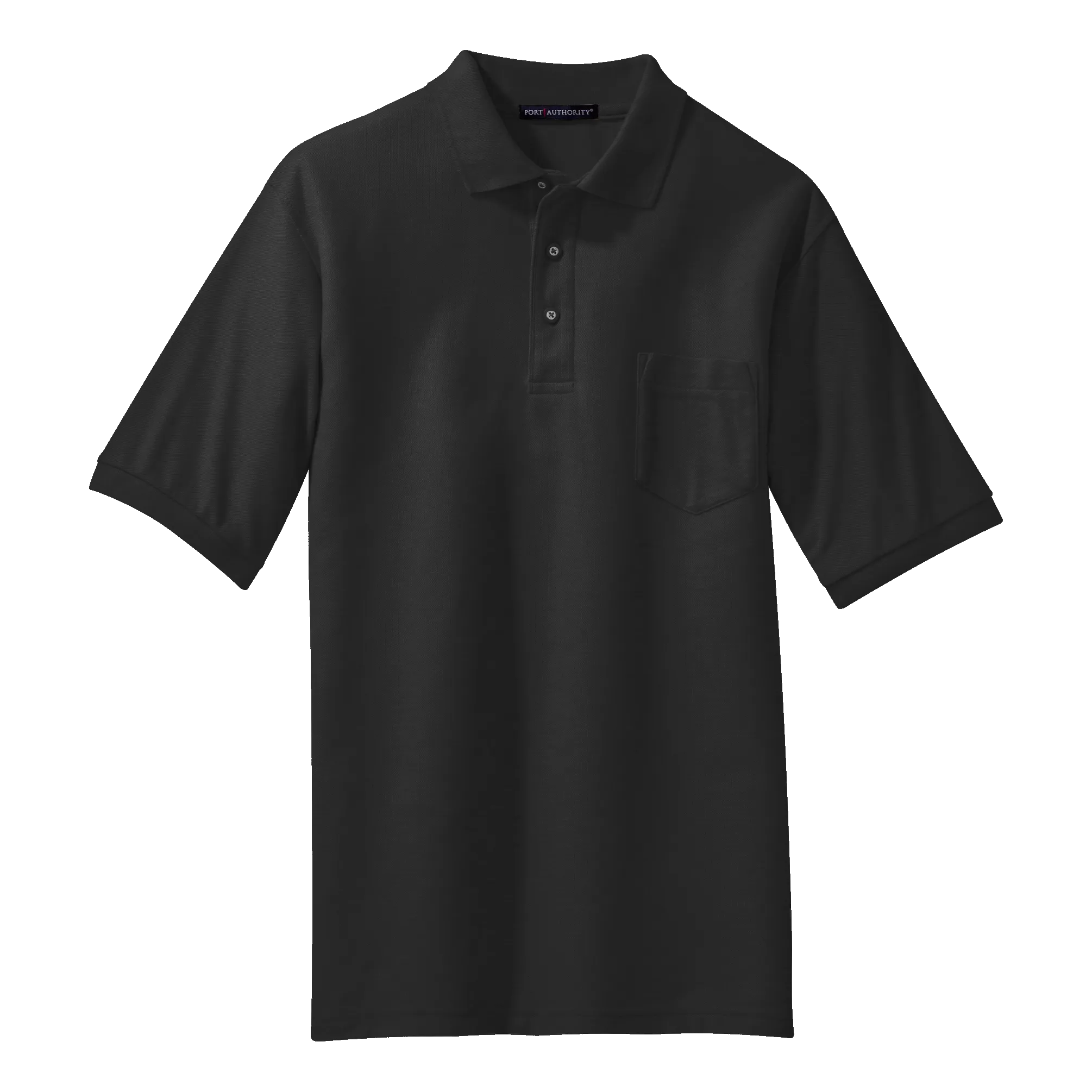 B1308MPT Mens Tall Silk Touch Pocket Polo