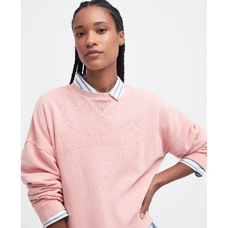 Barbour Sandgate Ladies Sweatshirt - Shell Pink Wash