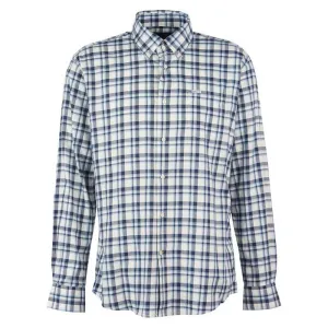 Barbour Turville Mens Regular Fit Shirt - Blue