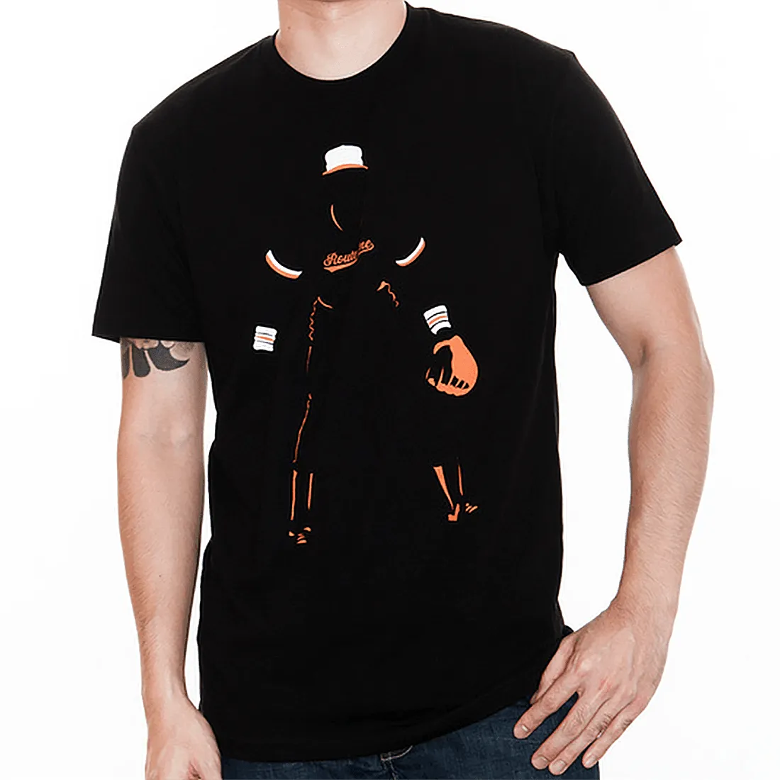 Baseball Player Silhouette (Black) / Shirt