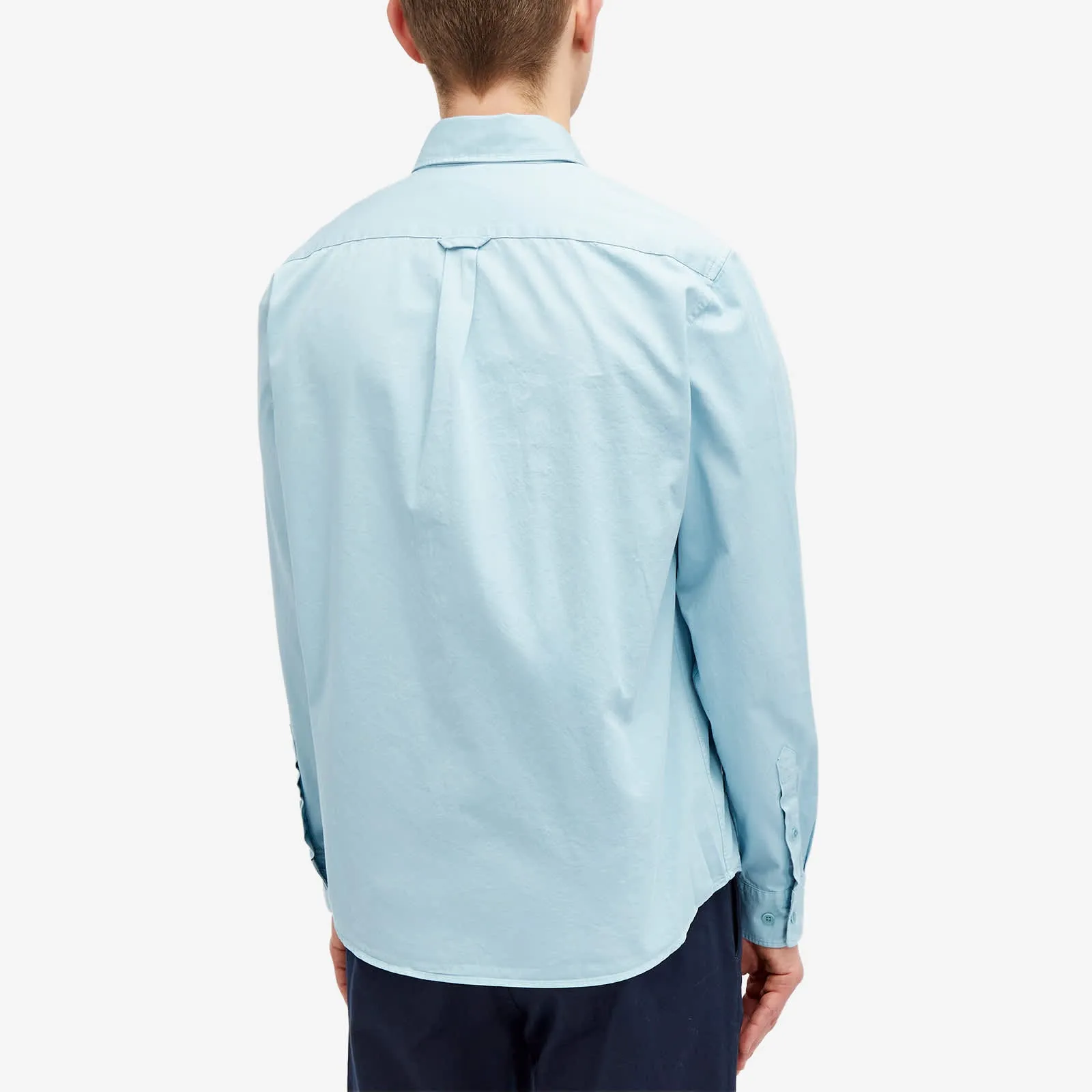 Belstaff Scale Garment Dyed Shirt in Skyline Blue