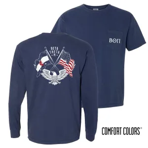 Beta Comfort Colors Navy Patriot tee