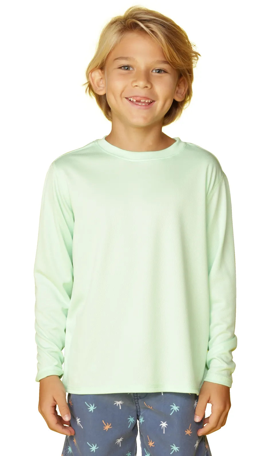 Boys loose fit sun shirts in vibrant nine colors