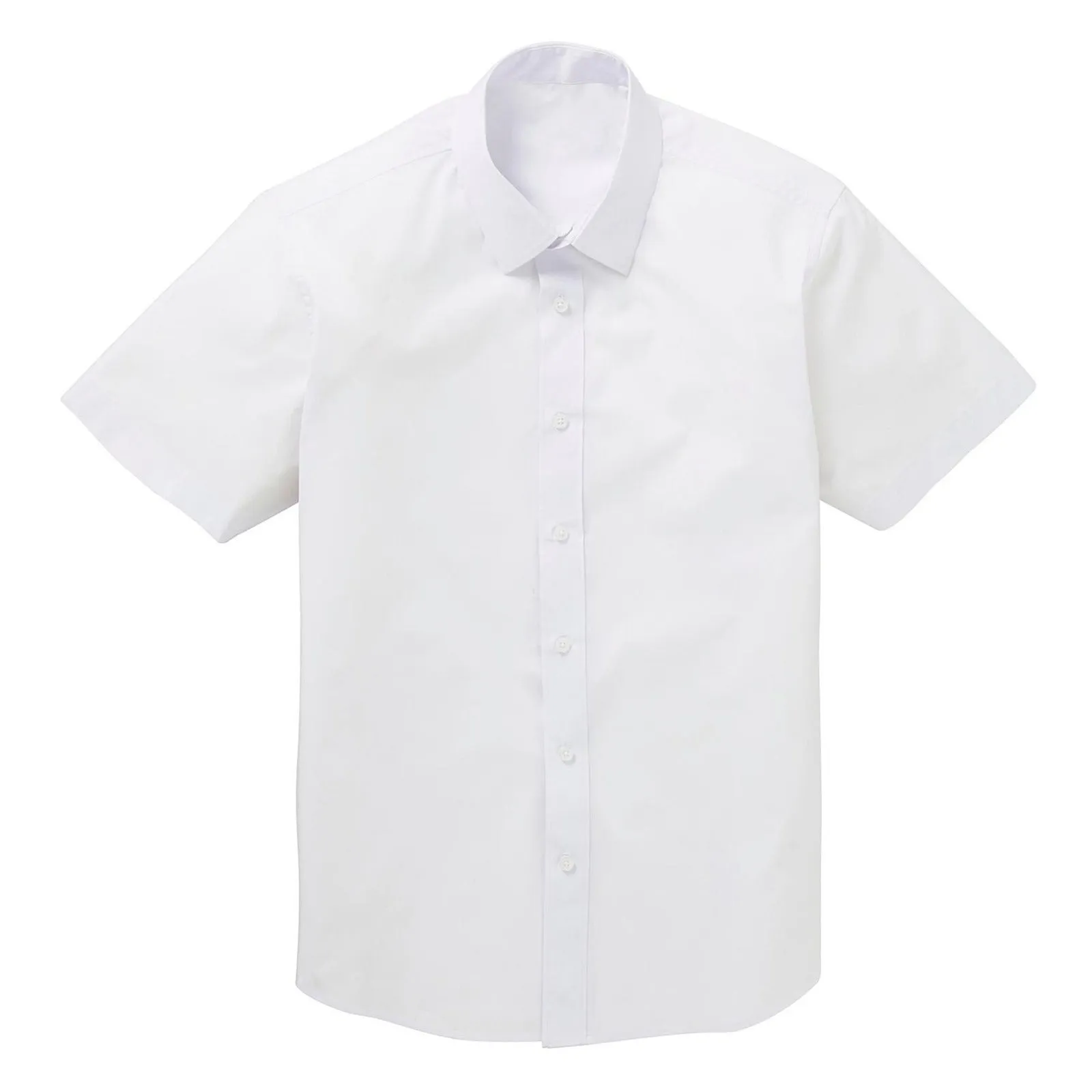 Boys Short Sleeve White Shirt