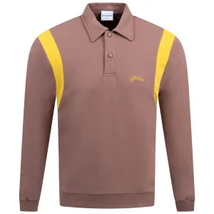 Callum LS Polo Brown - AW24