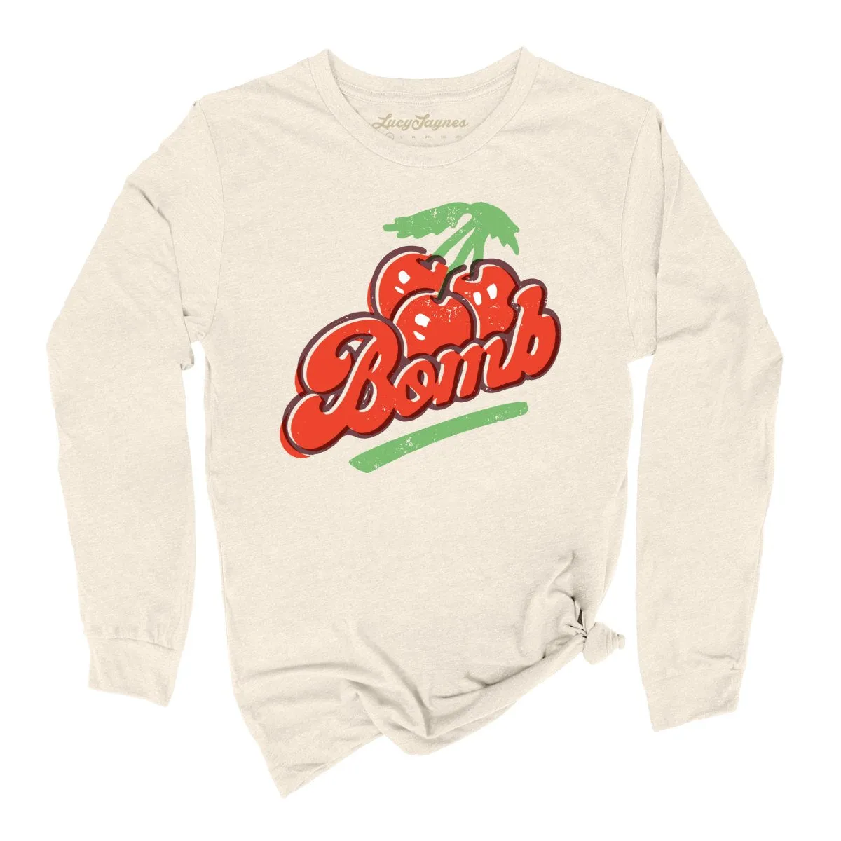 Cherry Bomb Long Sleeve Tee