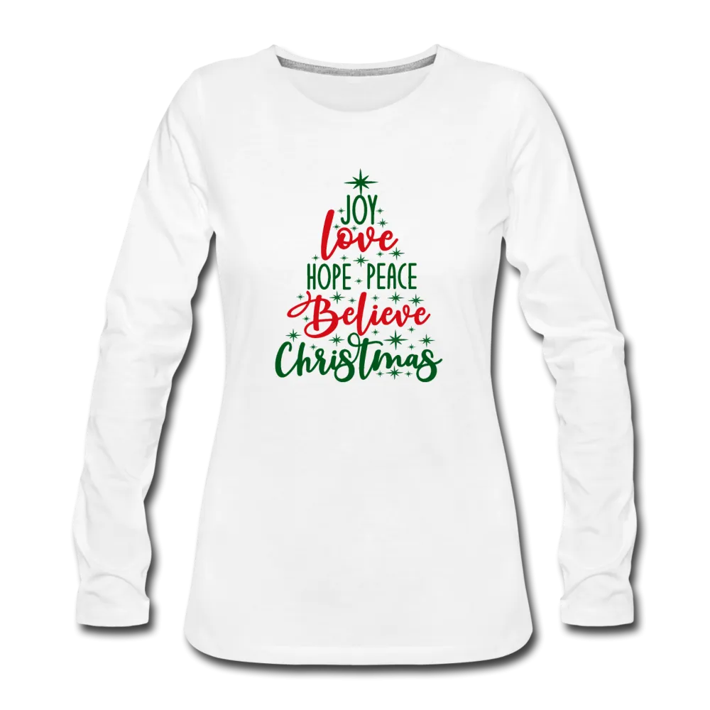 Christmas Tree Women's Premium Long Sleeve T-Shirt