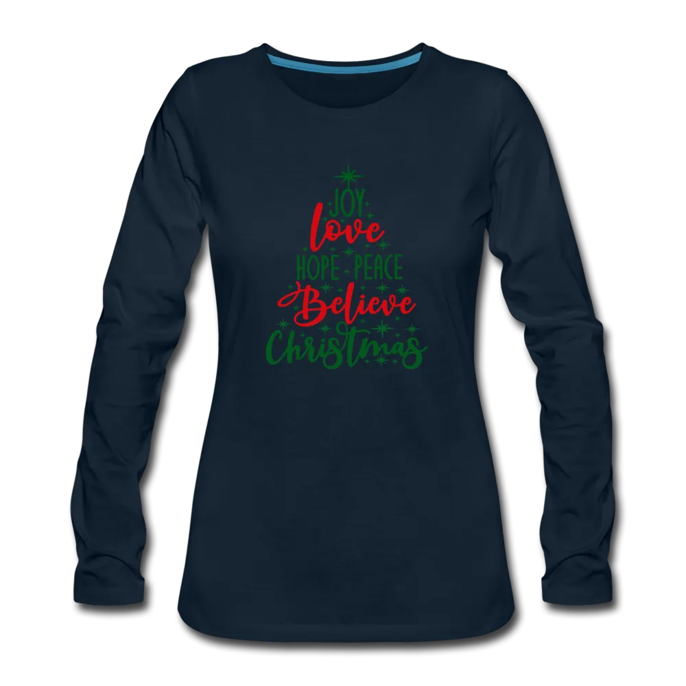 Christmas Tree Women's Premium Long Sleeve T-Shirt