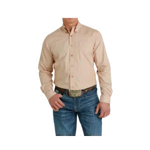 Cinch Men's Modern Fit Button Down Western Gold Shirt