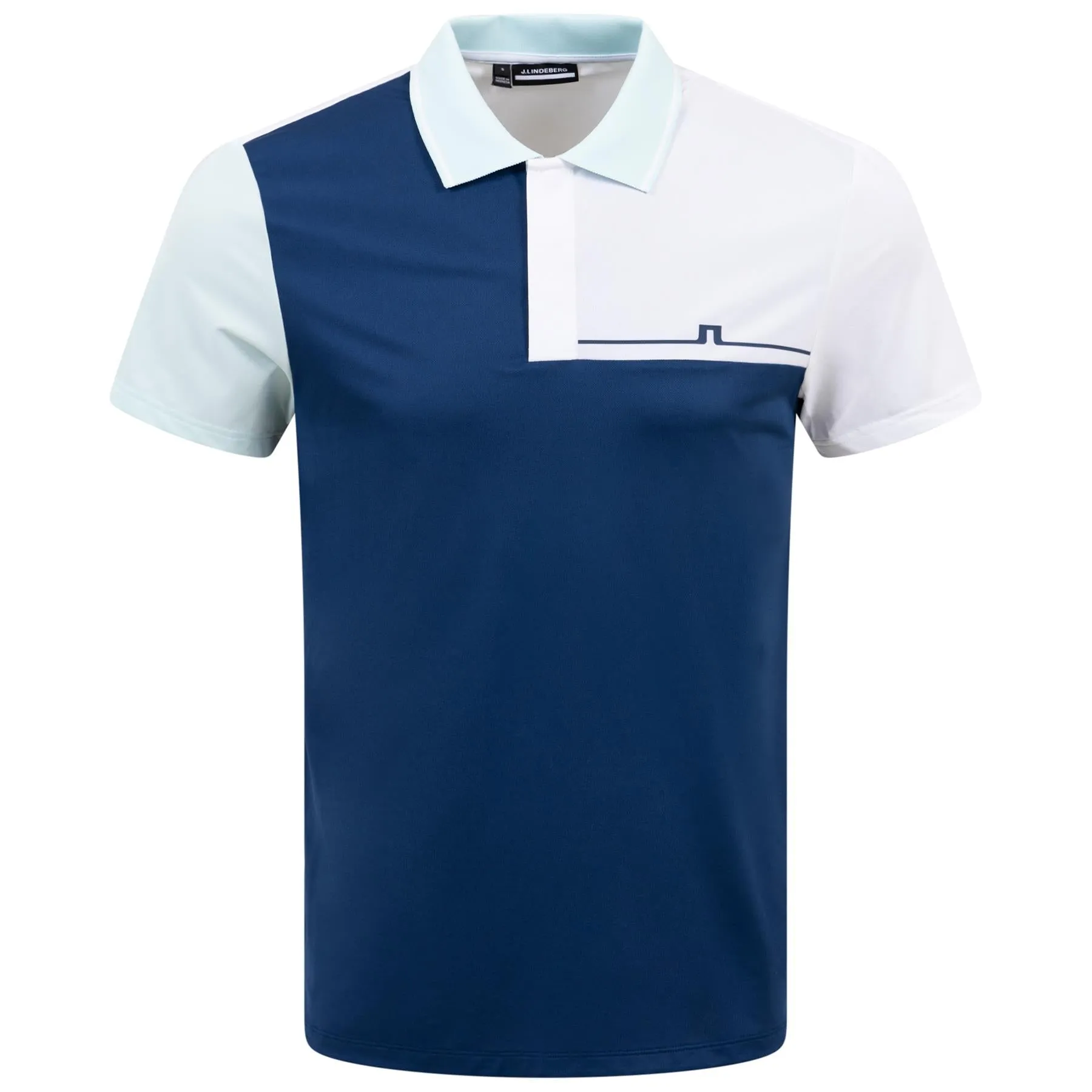 Cliff Regular Fit Soft Pique Polo Estate Blue - SS24