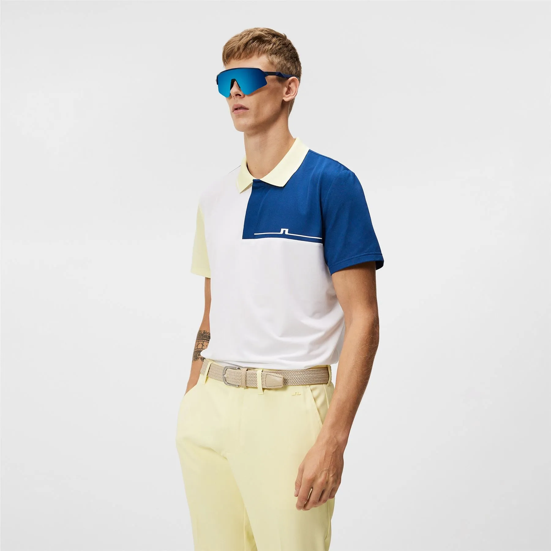 Cliff Regular Fit Soft Pique Polo White - SS24