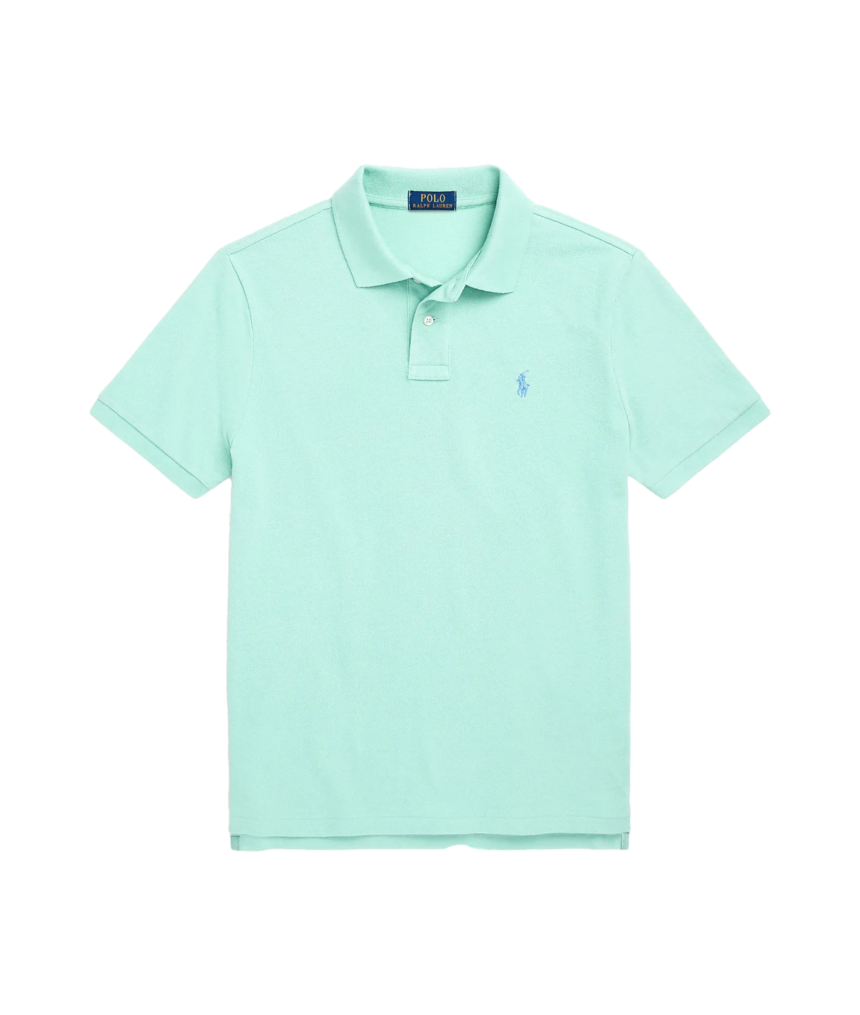 Custom Slim Fit Mesh Polo Shirt - Green