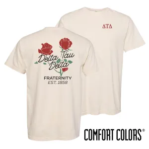 Delt Comfort Colors Rosebud Ivory Short Sleeve Tee