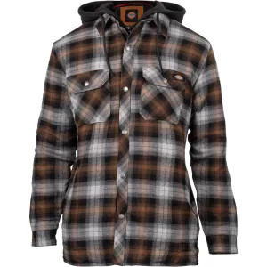 Dickies Fleece Hood Flannel Shirt Jacket