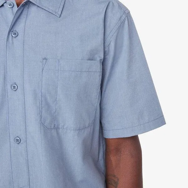 Dickies Skateboarding Waynesboro Shirt Coronet Blue Chambray