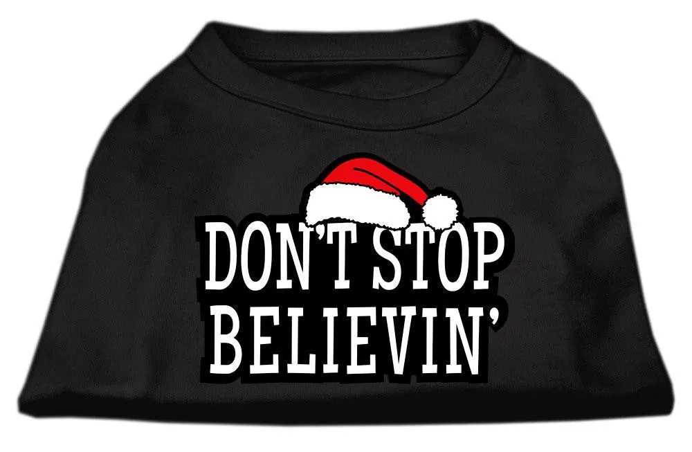 Don't Stop Believin' Screenprint Shirts Black XXXL (20)