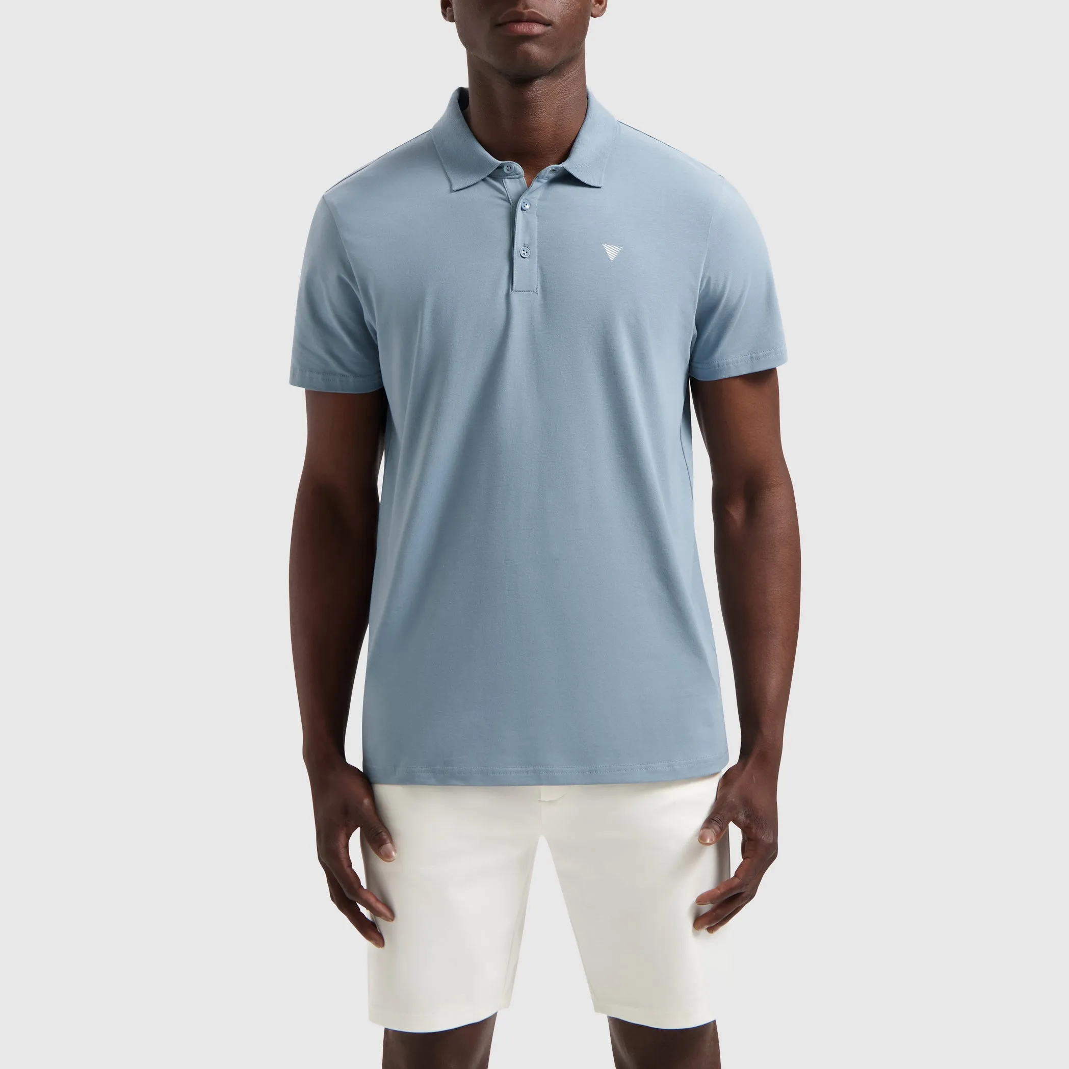 Essential Triangle Polo | Blue