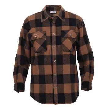 Extra Heavyweight Buffalo Plaid Flannel Shirt