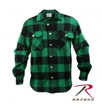 Extra Heavyweight Buffalo Plaid Flannel Shirt