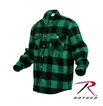 Extra Heavyweight Buffalo Plaid Flannel Shirt