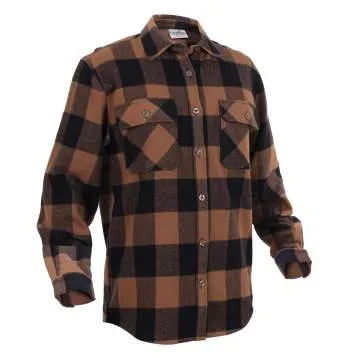 Extra Heavyweight Buffalo Plaid Flannel Shirt