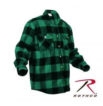 Extra Heavyweight Buffalo Plaid Flannel Shirt