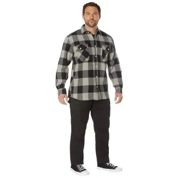 Extra Heavyweight Buffalo Plaid Flannel Shirt