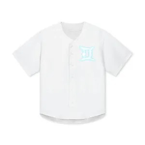 Gemini Men's Button Up Baseball Shirt