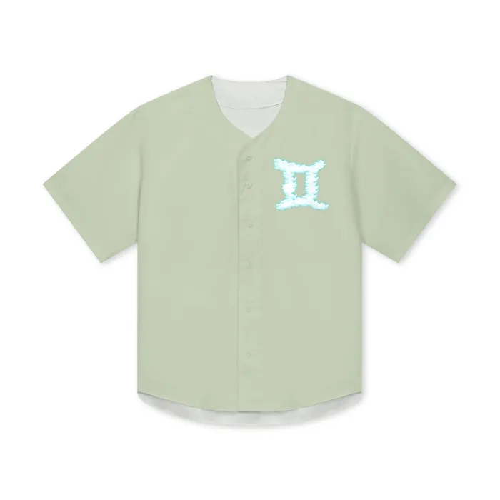 Gemini Men's Button Up Baseball Shirt