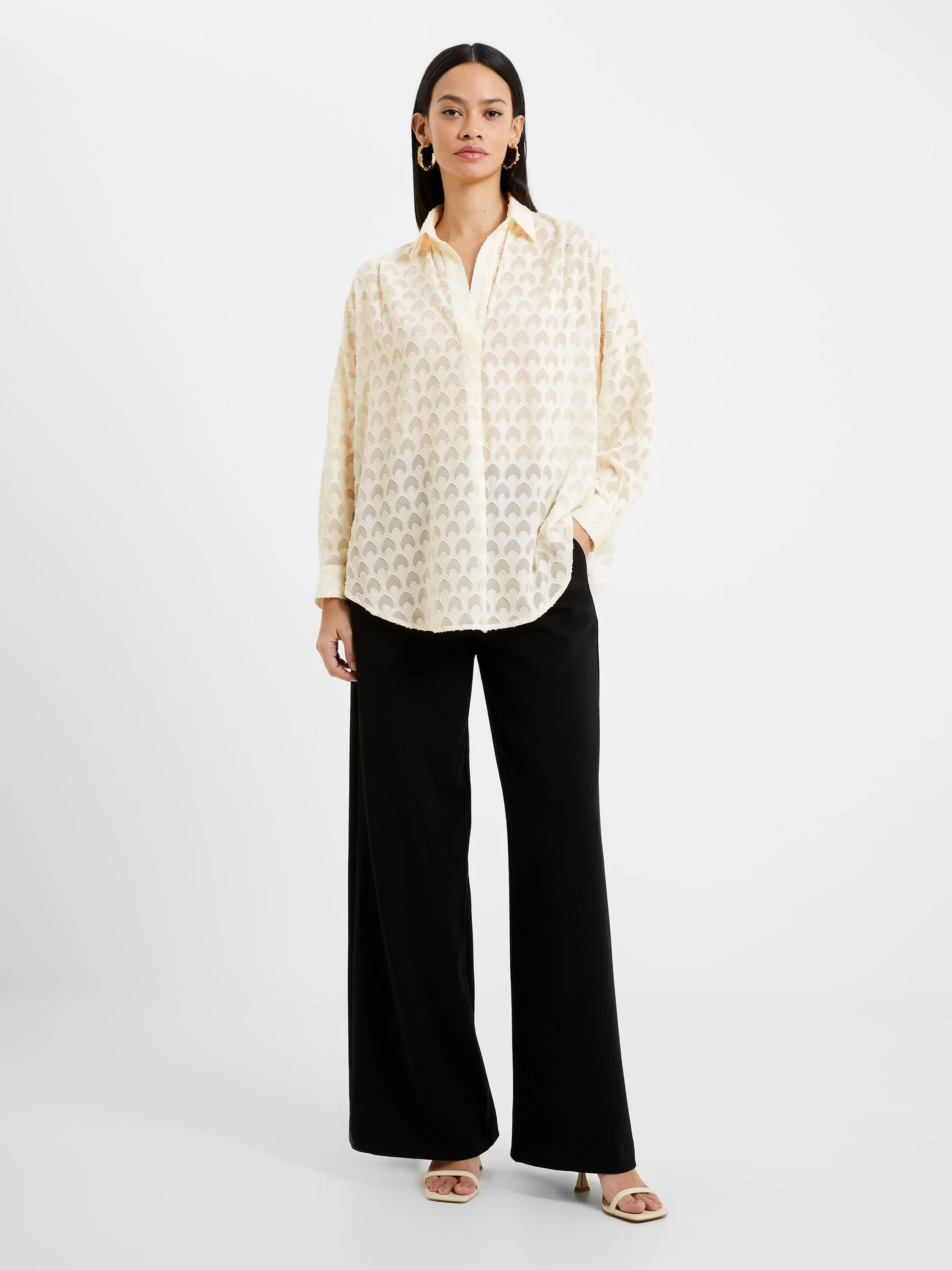 Geo Burnout Popover Shirt