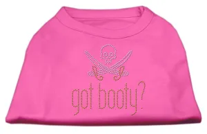 Got Booty? Rhinestone Shirts Bright Pink L (14)