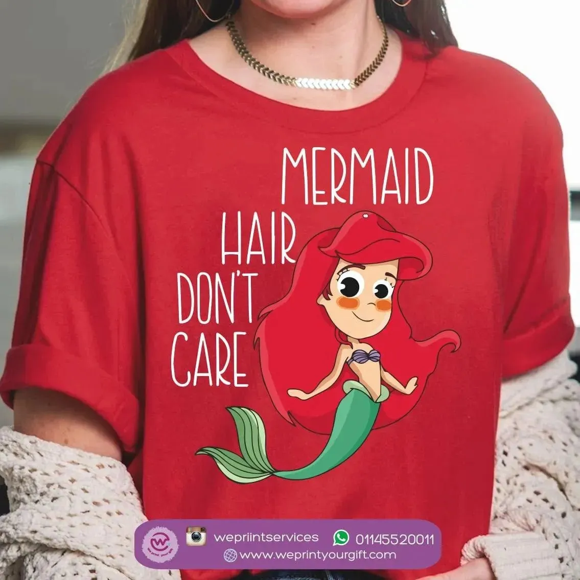 Half sleeve T-shirt- Mermaid