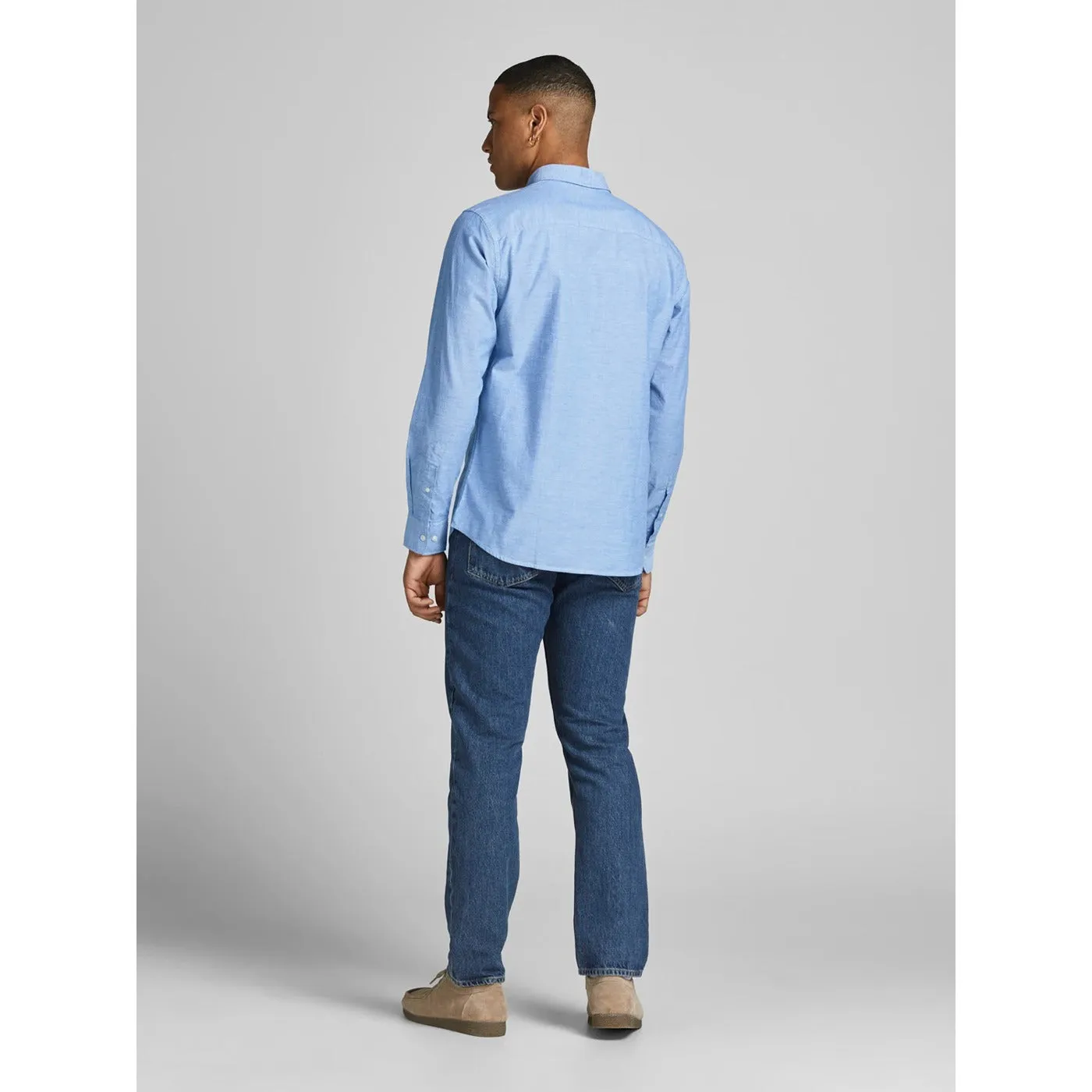 JJ Royal Blue Slim Fit Shirt