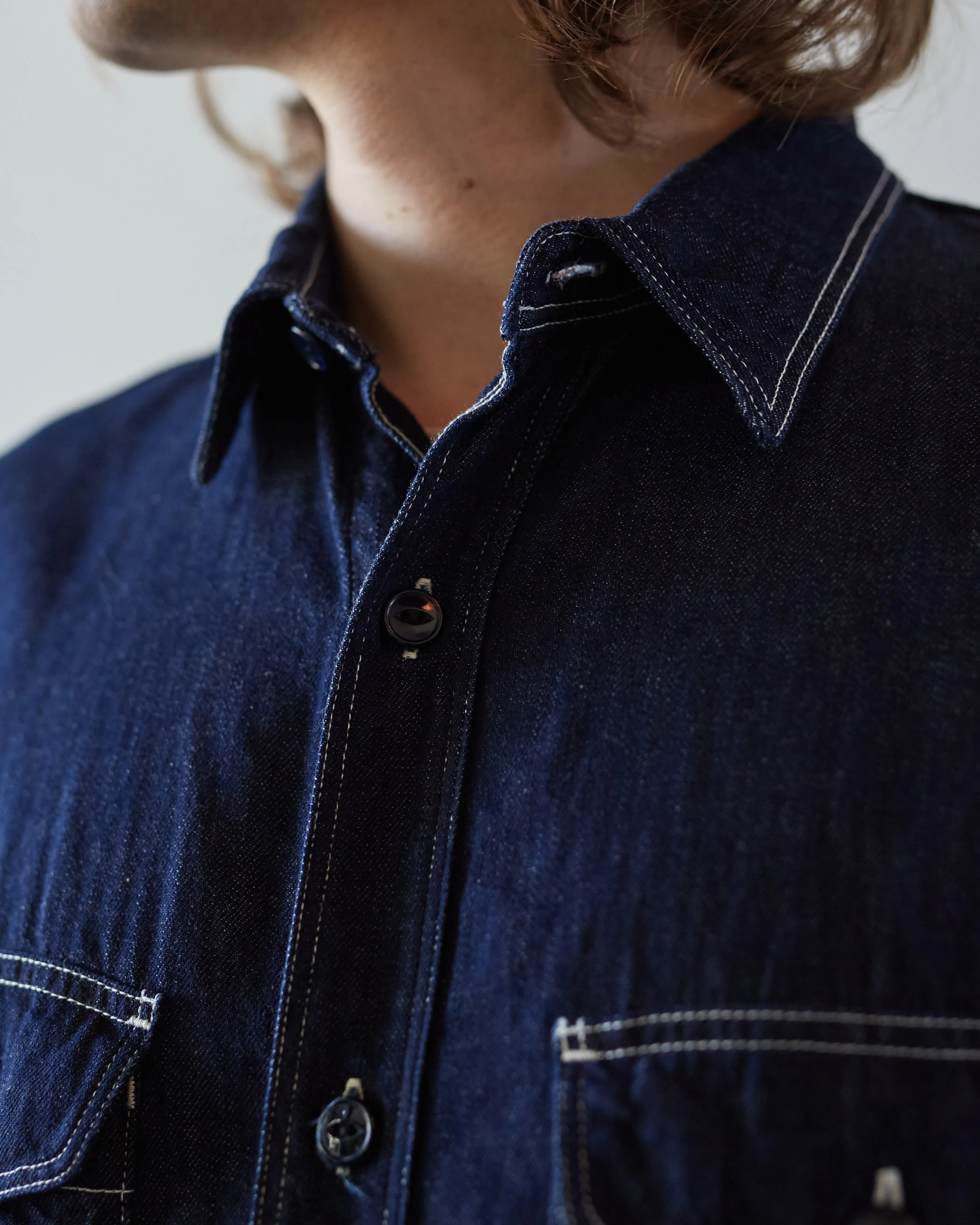 Kapital Denim Work Shirt, Indigo