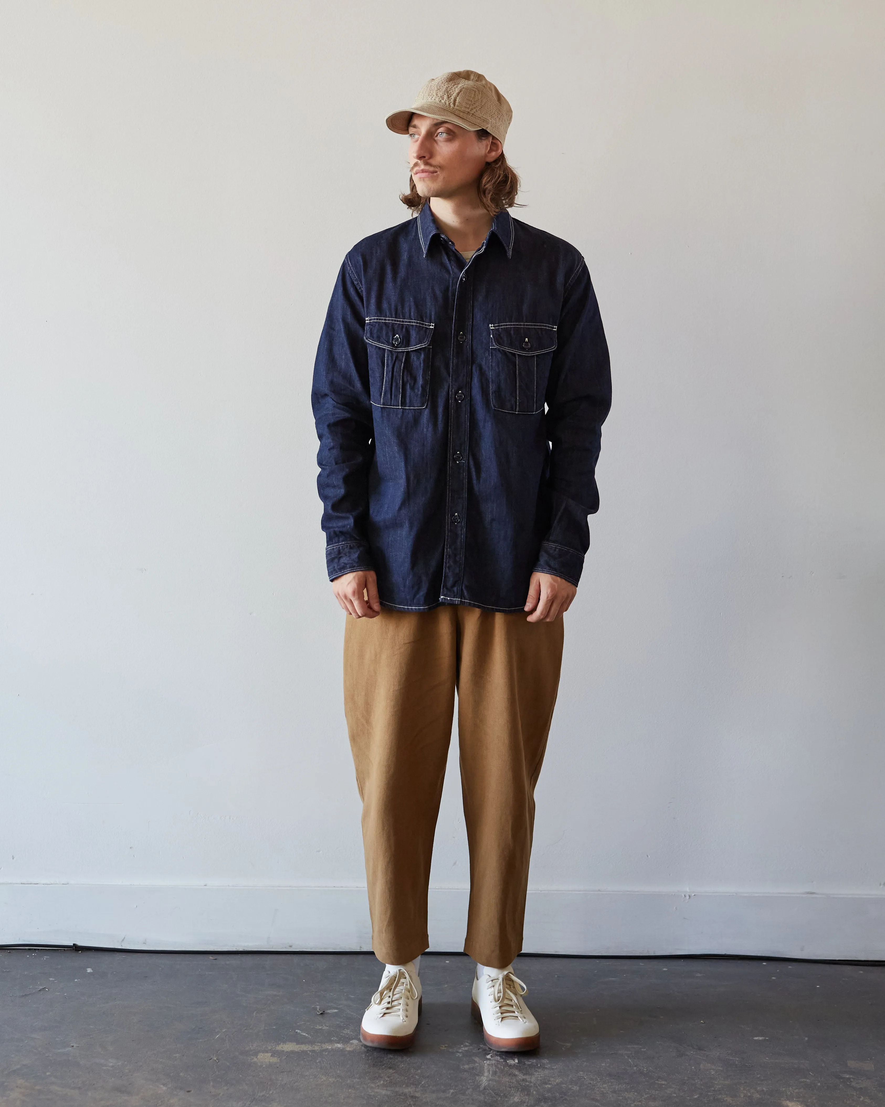 Kapital Denim Work Shirt, Indigo