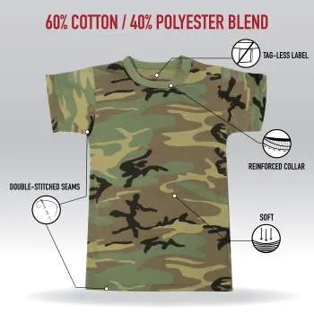 Kids Vintage Style Camo T-Shirt