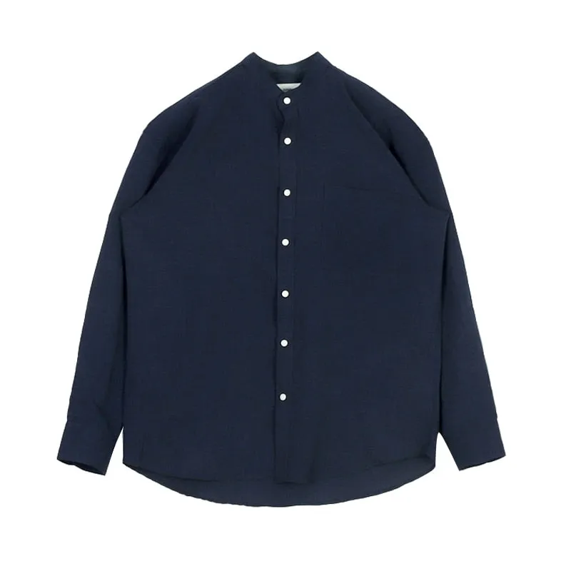 [Korean Style] 3 Colors Mandarin Collar Shirts