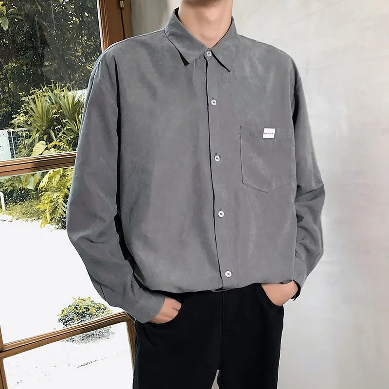 [Korean Style] 8 Solid Colors Casual Shirts