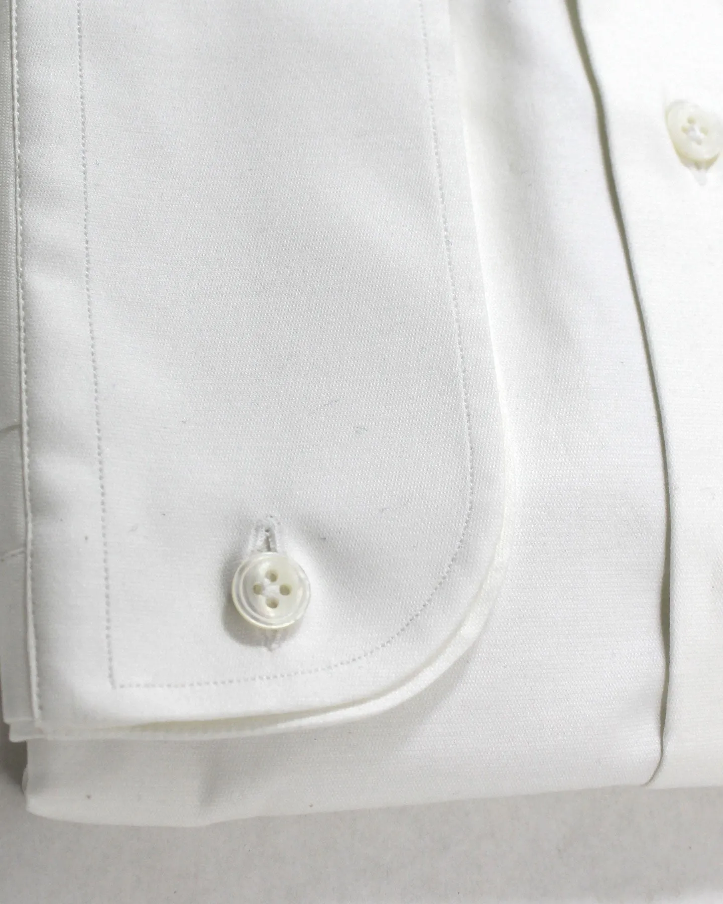 Lardini Dress Shirt White Regular & French Cuffs 41 - 16