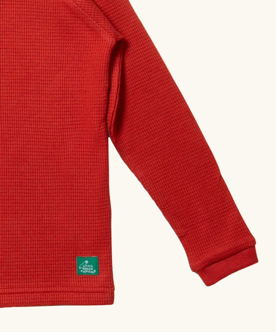 LGR Long Sleeve Waffle Top - Hazelnut