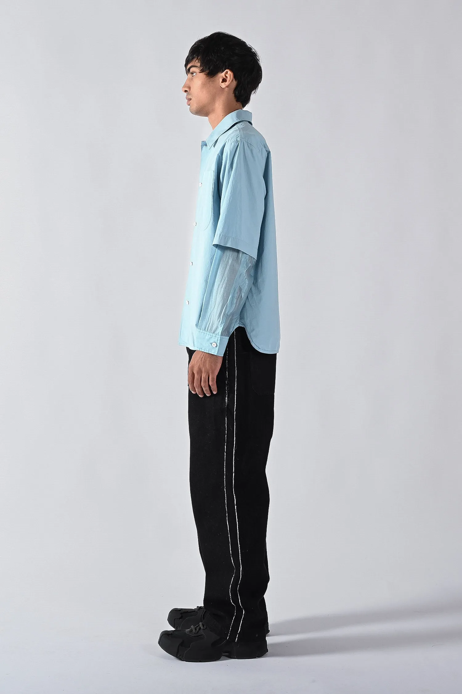 LS Double Layer Wave Seam Shirt