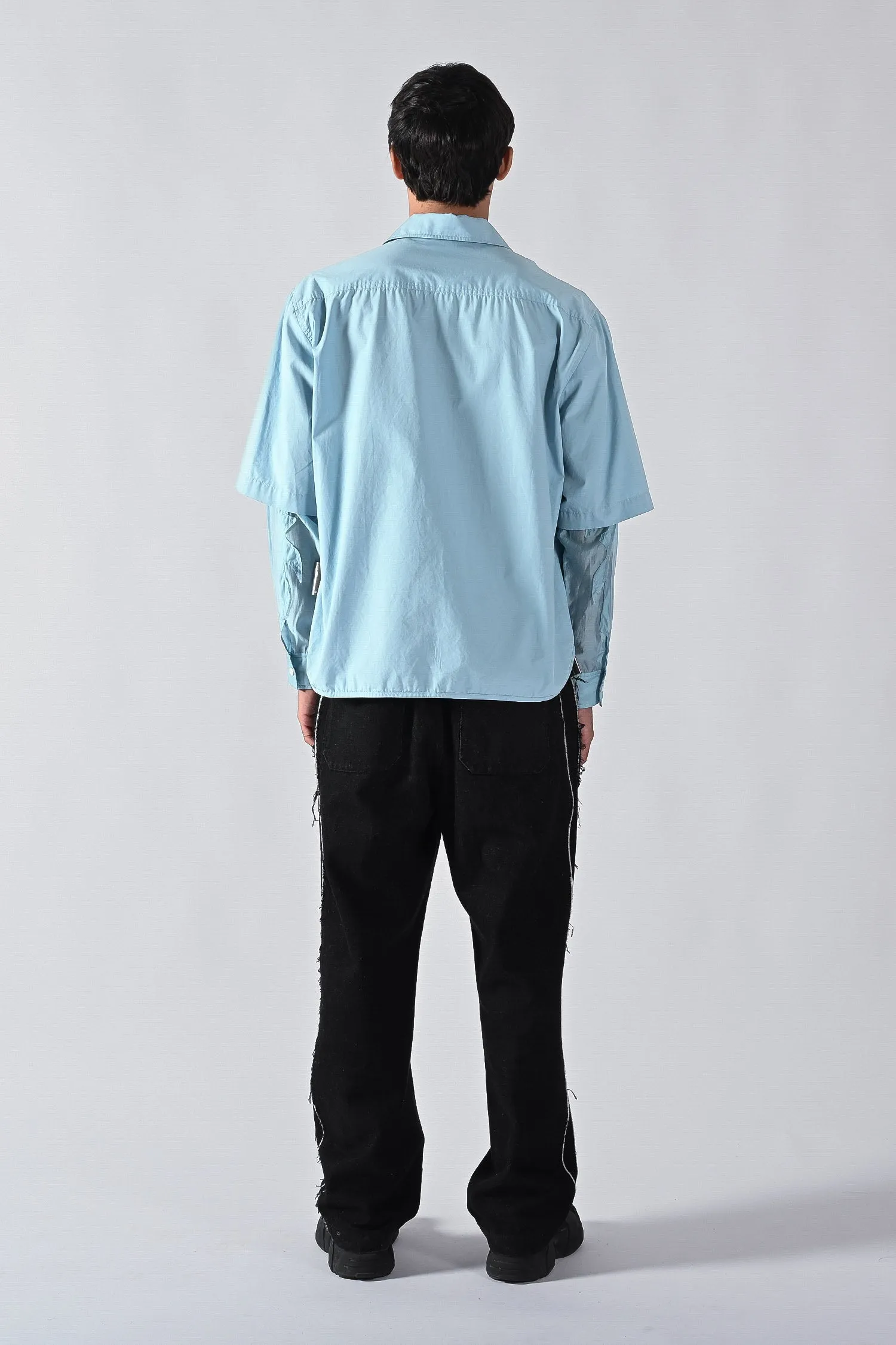 LS Double Layer Wave Seam Shirt