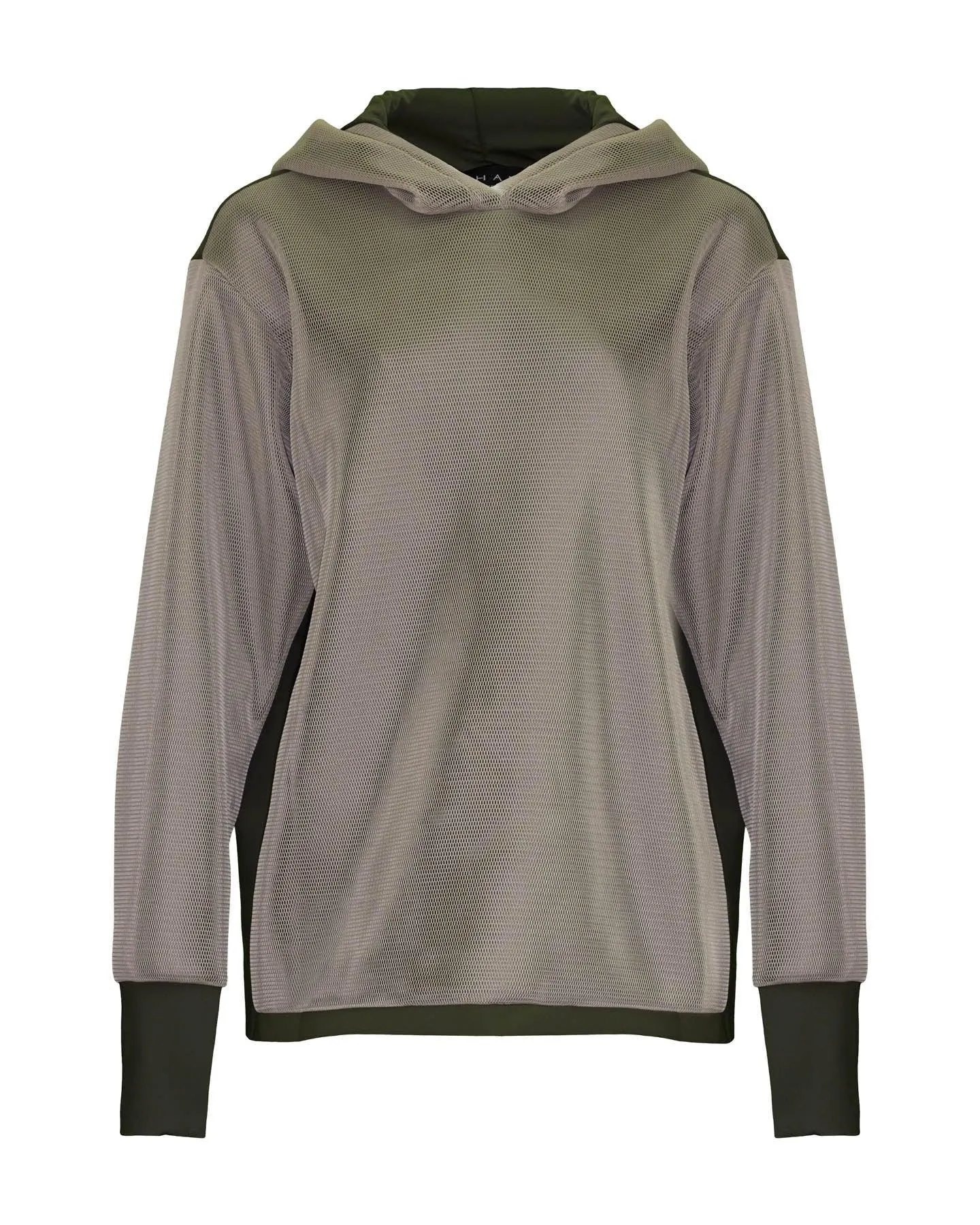 Mesh Hooded Sweatshirt